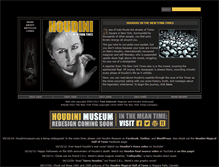 Tablet Screenshot of houdinimuseum.org